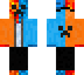 water and fire creeper in jacket