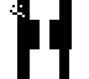 white and black