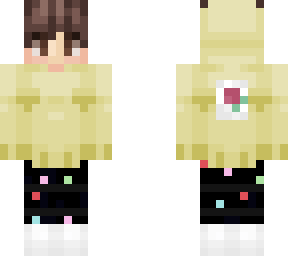 yellow sweater