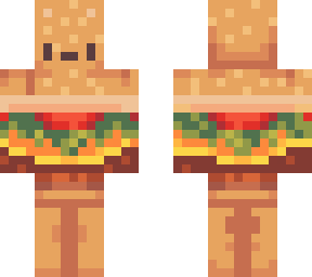 a  hamburger