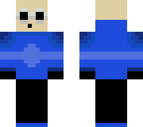 bald blue hoodie