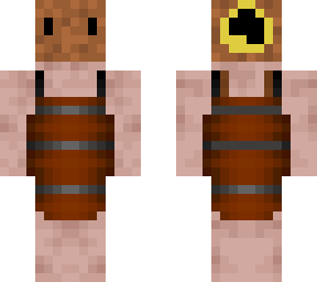 barrel and cardboard box