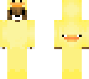 bear in duck onesie
