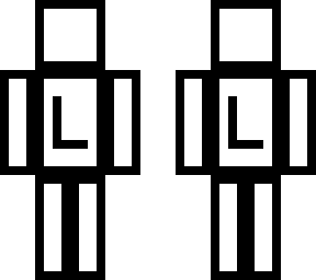 black and white l