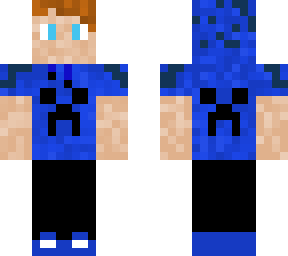 blue creeper hoodie