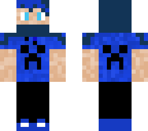 blue creeper hoodie