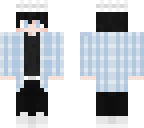 blue plaid
