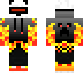fire robot panda