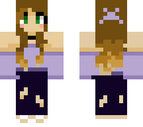 girl in purple shirt
