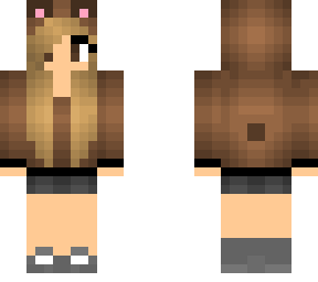 girl with bear hoodie remix
