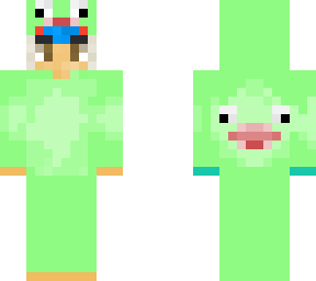 guido mista in a frog onesie