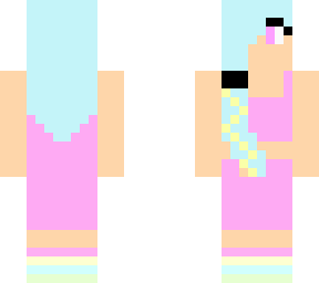 pastel beach girl