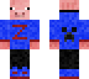 pig with good shirt
