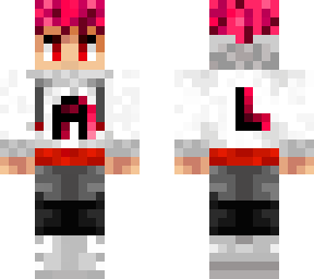 pink/red hair goku