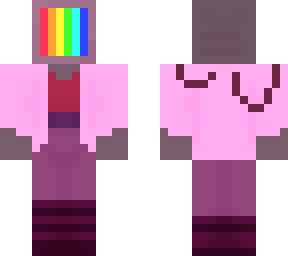 pink tv head vibes