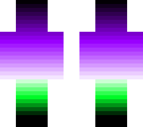 purple to green