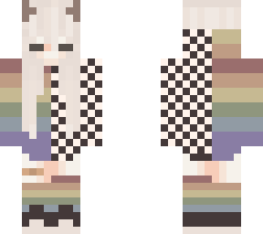 rainbow & white