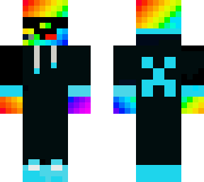 rainbow gamer boy