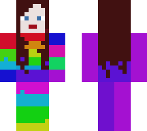 rainbow girl
