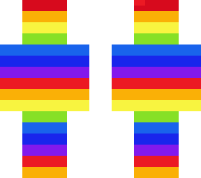 rainbow skin