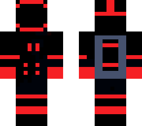 red and black astronaut