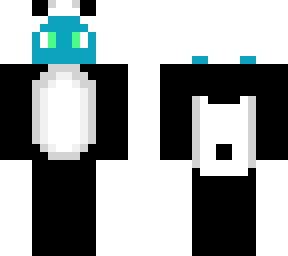 slime wearing a panda suit