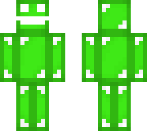 smiling emerald person