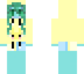 suu in yellow hoodie