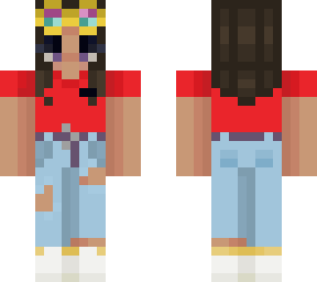 tan girl in casual outfit