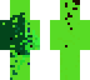 weird creeper zombie