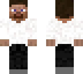 white steve with black pants