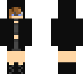(edit) mysterious black hoodie girl