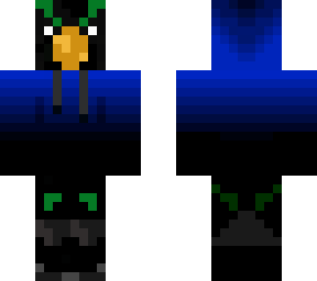 bird in hoodie