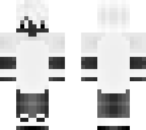 black and white
