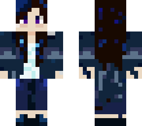blue girl