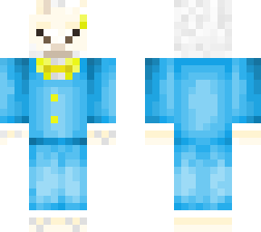 blue suit llama