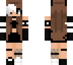 brown haired wolf girl
