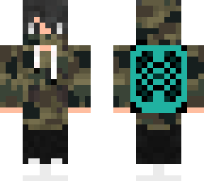 camo dude with a costom cape
