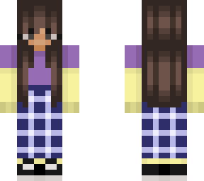checkered blue pants
