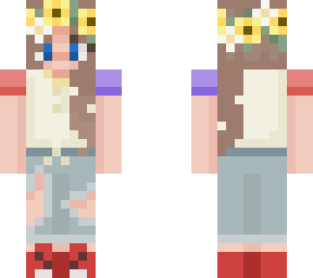 edited skin just for the hair