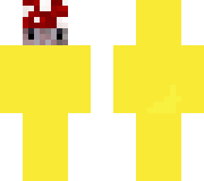mushroom man in duck costume
