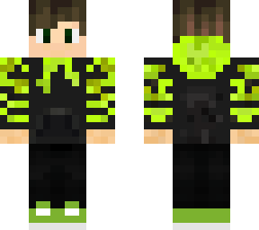 neon yellow & green boy