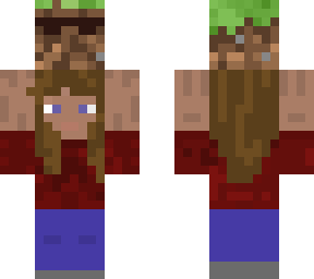 not steve holding dirt block