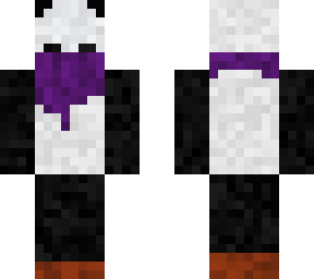 purple bandana panda