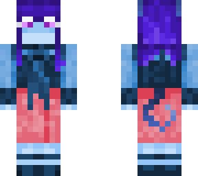 purple haired demon