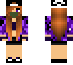 purple tomboy girl
