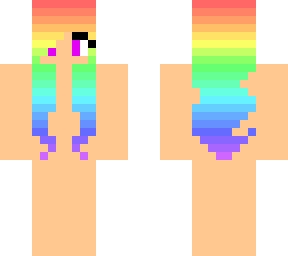 rainbow  hair