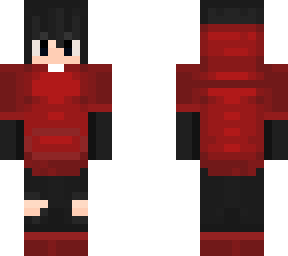 red hoodie