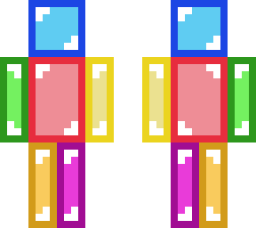 shiny rainbow man