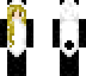 smilensarahk panda onesie but with blond hair